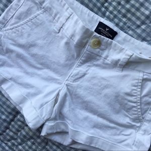 American Eagle white shorts size 2